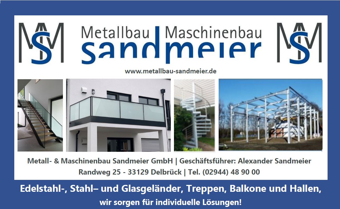 
          Metall- & Maschinenbau Sandmeier GmbH